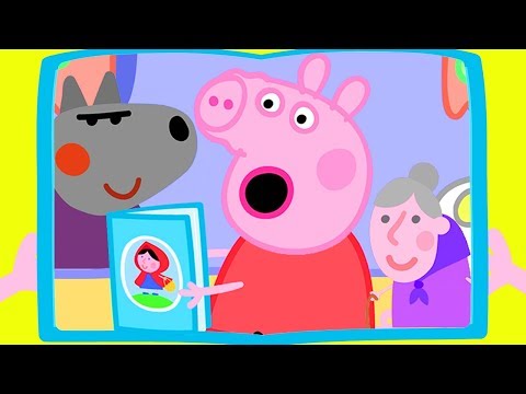 Peppa Pig Official Channel Peppa Pig S Story Books About A Wolf And An Old Lady
