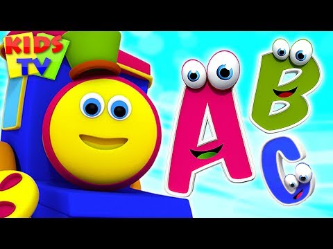 Alphabet Ride with Bob The Train | Nursery Rhymes & Baby Songs by Kids TV