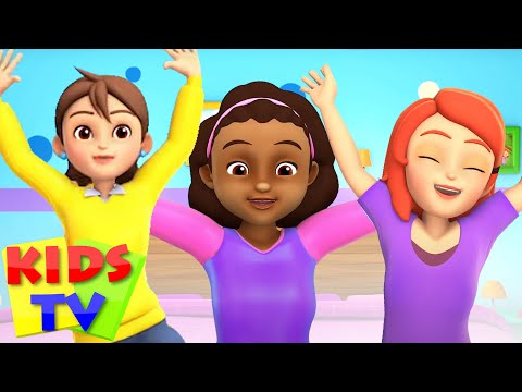 five little mommies jumping on the bed | cartoon rhyme | songs for kids ...