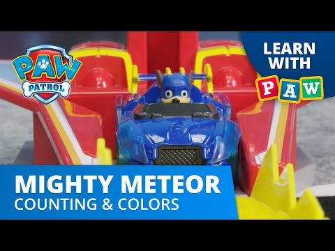 paw patrol mighty meteor cars