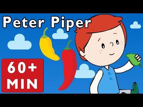 Peter Piper And More | Nursery Rhymes From Mother Goose Club!