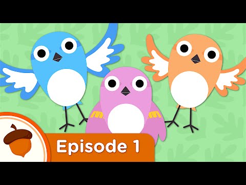 Hello Baby Sparrows | Treetop Family Ep.1 | Super Simple Songs