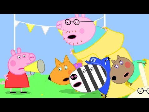 Peppa Pig Official Channel | Mummies and Daddies' Sack Race at Peppa ...