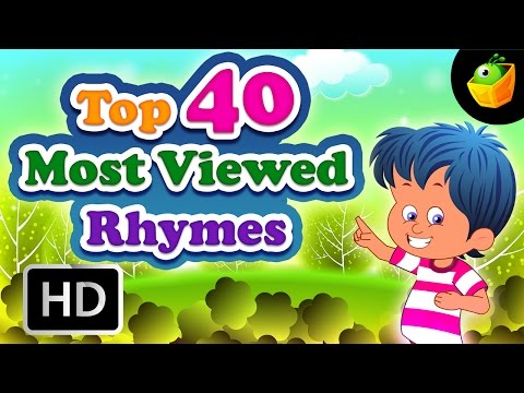 Top 40 Most Viewed Hit Songs - English Nursery Rhymes - Collection Of ...